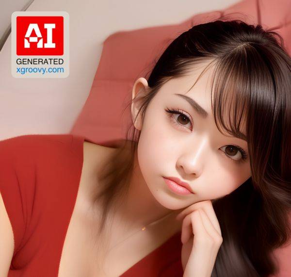 I'm a shy Japanese teen with a petite body and black hair in a cute outfit, taking a cumshot on my small tits. - xgroovy.com - Japan on pornsimulated.com