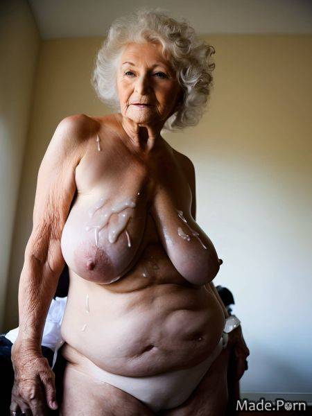 Woman light big hips made cum on tits standing bukkake AI porn - made.porn on pornsimulated.com