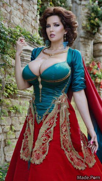 Huge boobs chubby messy hair coronation robes 40 thick gigantic boobs AI porn - made.porn on pornsimulated.com