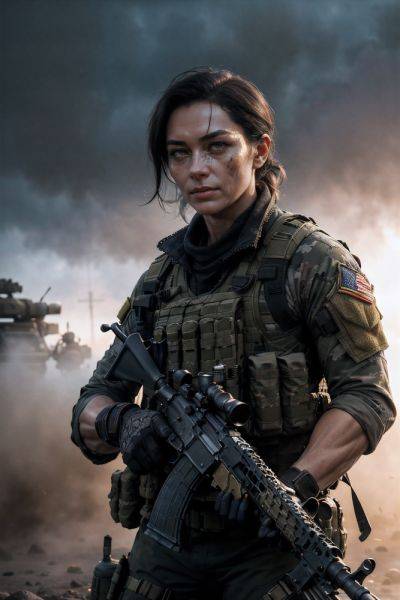 Military Female - civitai.com on pornsimulated.com