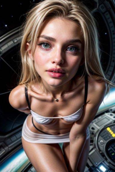 Blonde Girlfriend in Space (A) - civitai.com on pornsimulated.com