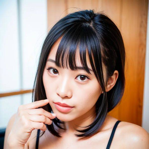 , japanese,(2women:2),twenties,(RAW photo, best quality, masterpiece:1.1), (realistic, photo-realistic:1.2), ultra-detailed, ultra high res, physically-based rendering,short hair,black hair,(adult:1.5) - pornmake.ai - Japan on pornsimulated.com