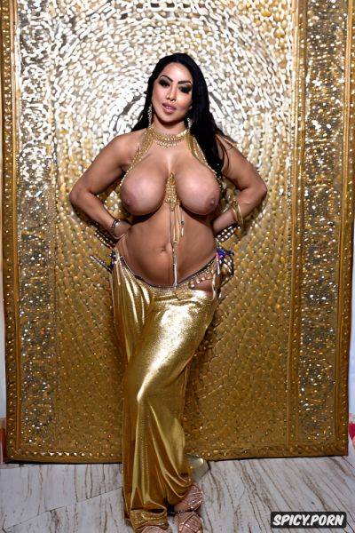 Colorful beads massive saggy breasts belly dance studio gold and silver and pearls jewelry - spicy.porn on pornsimulated.com