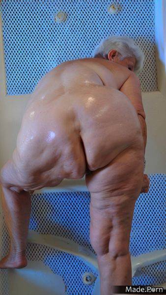 Hairy oiled body skinny standing long legs big ass amateur AI porn - made.porn on pornsimulated.com