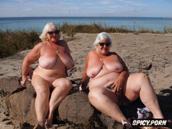 Two fat grannys on the beach nsfw heavy huge vintage glasses - spicy.porn on pornsimulated.com