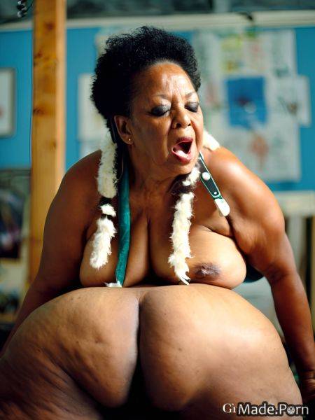 Veiny dick chubby saggy tits spreading ass sideview native american nude AI porn - made.porn - Usa on pornsimulated.com