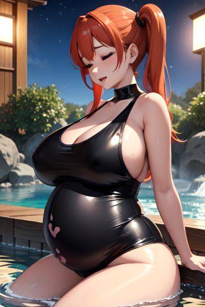 Anime Pregnant Huge Boobs 30s Age Ahegao Face Ginger Pigtails Hair Style Dark Skin 3d Onsen Side View Sleeping Latex 3669684484532647131 - AI Hentai - aihentai.co on pornsimulated.com