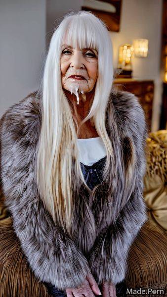 Fur long hair jacket slutty white hair 90 bukkake AI porn - made.porn on pornsimulated.com
