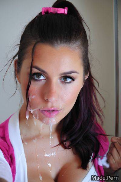 Long hair secretary gigantic boobs looking at viewer shower white huge boobs AI porn - made.porn on pornsimulated.com