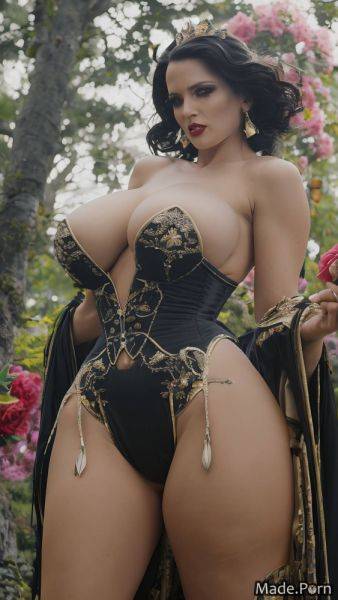 Muscular tall busty gigantic boobs thick fully clothed coronation robes AI porn - made.porn on pornsimulated.com