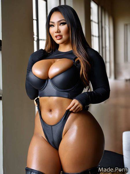 Spandex thick bodysuit chubby huge boobs made boots AI porn - made.porn on pornsimulated.com