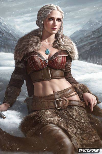 Witcher fucks ciri sansa stark realistic wearing pelt cloak with tight amor underneath - spicy.porn on pornsimulated.com