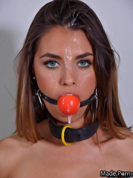 Big cock collar dominatrix neon navy lime bangs hair AI porn - made.porn on pornsimulated.com