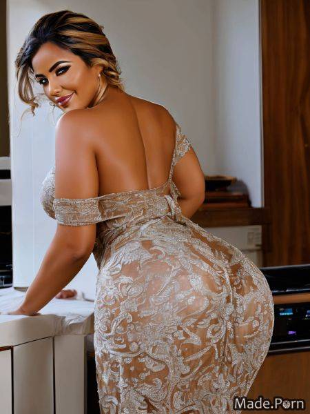 Kitchen thick 40 arabic big hips lift dress chubby AI porn - made.porn on pornsimulated.com