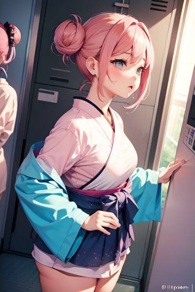 Anime Chubby Small Tits 18 Age Sad Face Pink Hair Hair Bun Hair Style Light Skin Comic Locker Room Side View T Pose Geisha 3666224886671448361 - AI Hentai - aihentai.co on pornsimulated.com