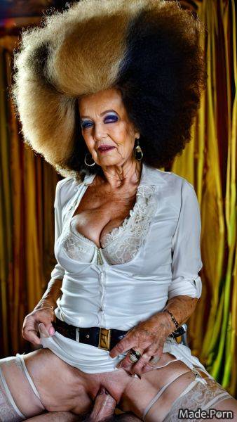 90 made woman looking at viewer full shot slutty wild afro AI porn - made.porn on pornsimulated.com