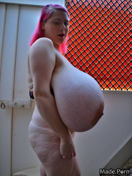 Real eyebrow pawg short open mouth standing saggy tits muscular AI porn - made.porn on pornsimulated.com