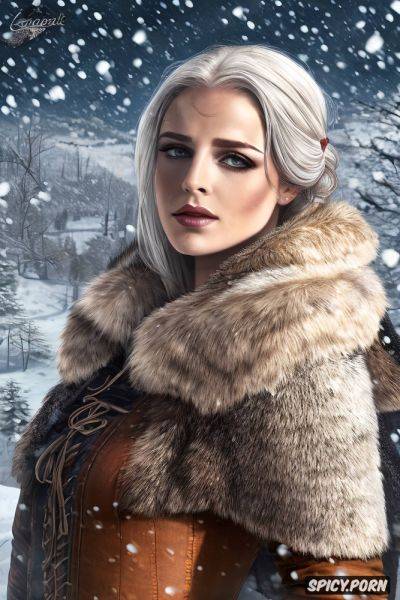 Witcher fucks ciri sansa stark realistic wearing pelt cloak with tight amor underneath - spicy.porn on pornsimulated.com