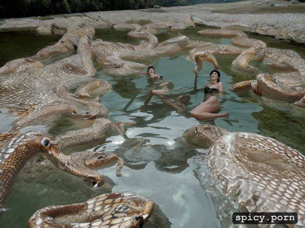 Shitting psychedelic subsurface lake scenario in central asia big group of diving people - spicy.porn on pornsimulated.com