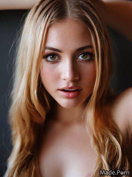 Blonde saggy tits open mouth realistic art huge boobs big tits nipples AI porn - made.porn on pornsimulated.com