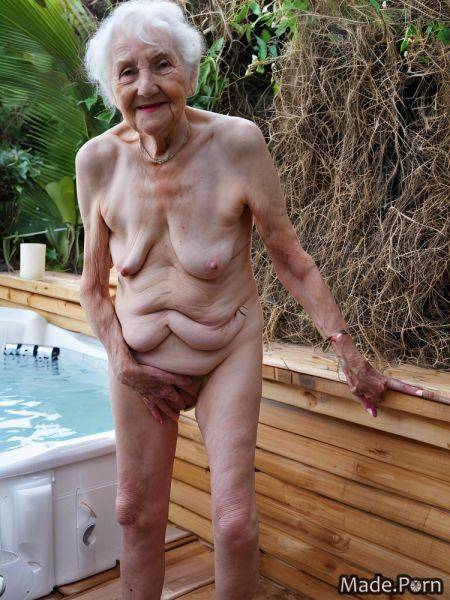 Photo 90 hairy undressing hot tub spreading legs thong AI porn - made.porn on pornsimulated.com