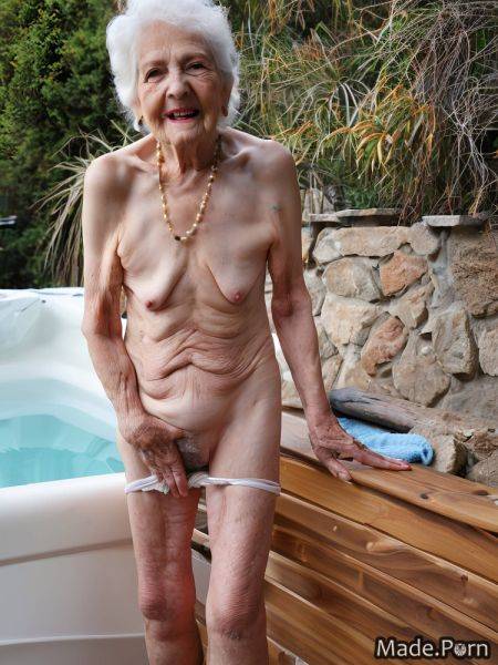 90 thong hot tub nude woman undressing spreading legs AI porn - made.porn on pornsimulated.com