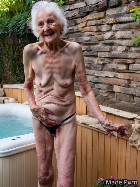 Open mouth hot tub hairy spreading legs woman nude photo AI porn - made.porn on pornsimulated.com