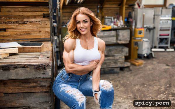 Toolbelt big perky breasts detailed face nipples showing - spicy.porn - Ireland on pornsimulated.com