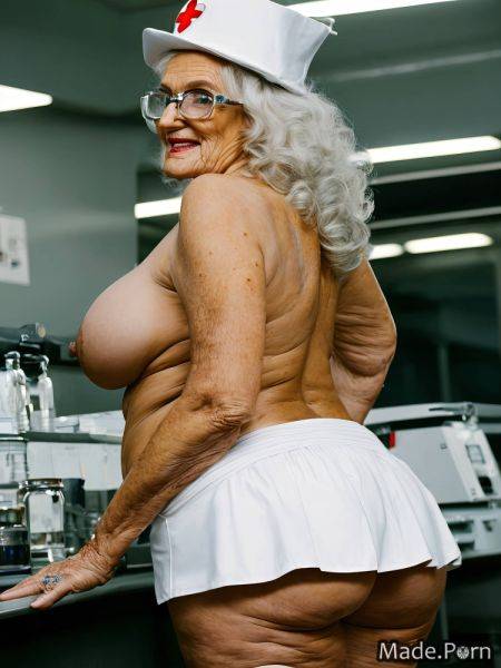 Thighs thick thighs nude big hips white hair fairer skin nurse AI porn - made.porn on pornsimulated.com