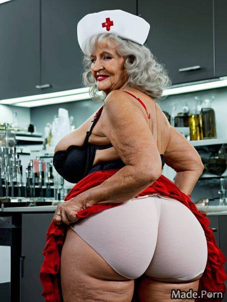 Fat looking at viewer fairer skin slutty big ass thick glasses AI porn - made.porn on pornsimulated.com