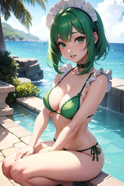 Anime Busty Small Tits 70s Age Orgasm Face Green Hair Pixie Hair Style Light Skin Soft Anime Hot Tub Front View Squatting Maid 3672370986575815696 - AI Hentai - aihentai.co on pornsimulated.com