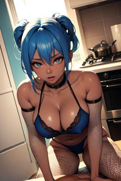 Anime Skinny Huge Boobs 18 Age Orgasm Face Blue Hair Pixie Hair Style Dark Skin 3d Kitchen Front View Straddling Fishnet 3672564260577785290 - AI Hentai - aihentai.co on pornsimulated.com