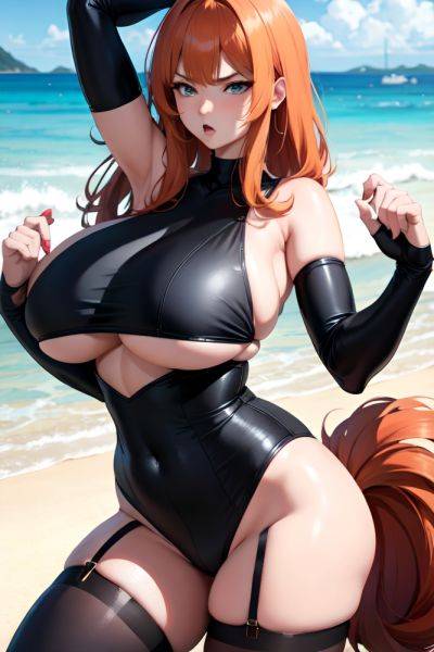 Anime Busty Huge Boobs 70s Age Angry Face Ginger Bangs Hair Style Light Skin Charcoal Beach Front View T Pose Stockings 3672807785186388604 - AI Hentai - aihentai.co on pornsimulated.com