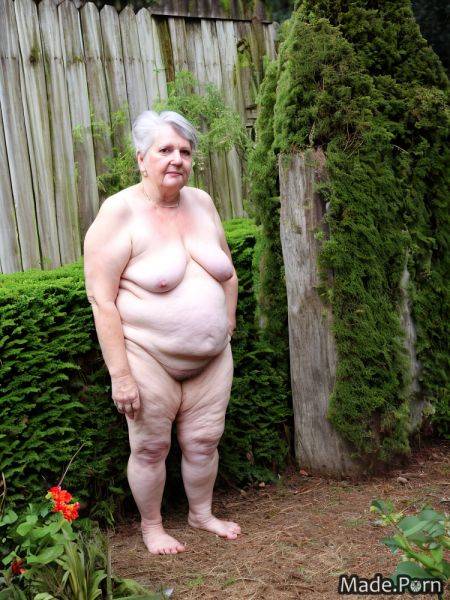 Ssbbw vintage indifferent look looking at viewer short hair full shot fairer skin AI porn - made.porn on pornsimulated.com