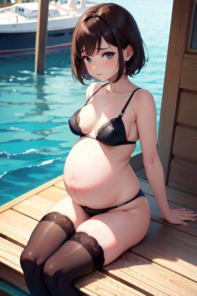 Anime Pregnant Small Tits 40s Age Sad Face Brunette Pixie Hair Style Light Skin Painting Yacht Front View Straddling Stockings 3673287103078480814 - AI Hentai - aihentai.co on pornsimulated.com