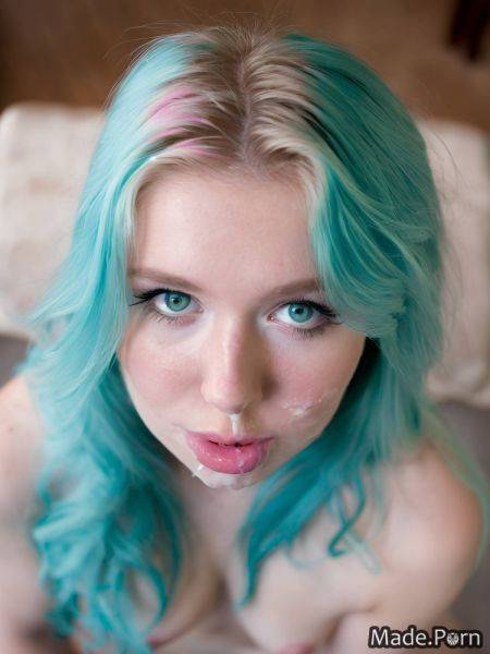 Woman blowjob pouting lips facial amateur aqua photo AI porn - made.porn on pornsimulated.com