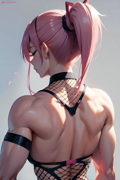 Anime Muscular Small Tits 18 Age Sad Face Pink Hair Ponytail Hair Style Light Skin Black And White Cave Back View Sleeping Fishnet 3670824798841371638 - AI Hentai - aihentai.co on pornsimulated.com