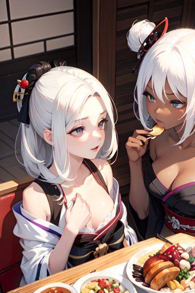Anime Skinny Small Tits 30s Age Orgasm Face White Hair Messy Hair Style Dark Skin Charcoal Yacht Back View Eating Geisha 3670847991665027334 - AI Hentai - aihentai.co on pornsimulated.com
