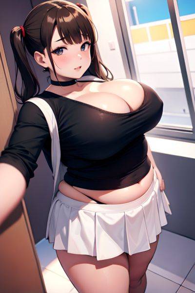 Anime Chubby Small Tits 18 Age Seductive Face Brunette Pigtails Hair Style Light Skin Film Photo Strip Club Close Up View Bathing Mini Skirt 3674292125439240349 - AI Hentai - aihentai.co on pornsimulated.com