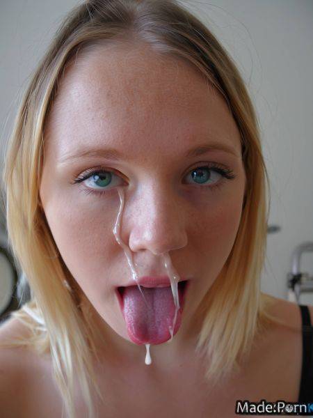 Cum in mouth facial ahegao white deepthroat blue cumshot AI porn - made.porn on pornsimulated.com
