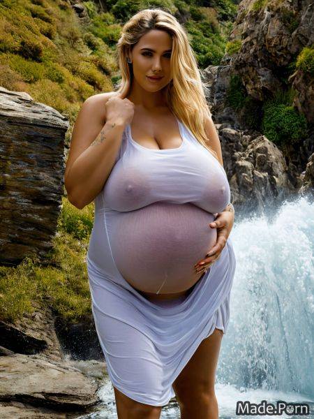 Saggy tits portrait thick barefoot beach short big hips AI porn - made.porn on pornsimulated.com