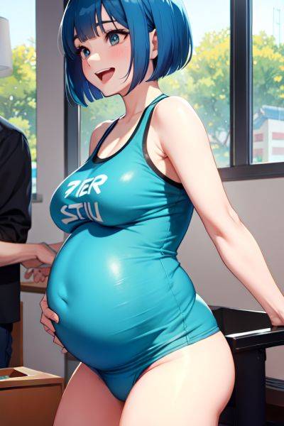 Anime Pregnant Small Tits 20s Age Laughing Face Blue Hair Bobcut Hair Style Light Skin Watercolor Gym Back View Massage Schoolgirl 3674655480124267816 - AI Hentai - aihentai.co on pornsimulated.com
