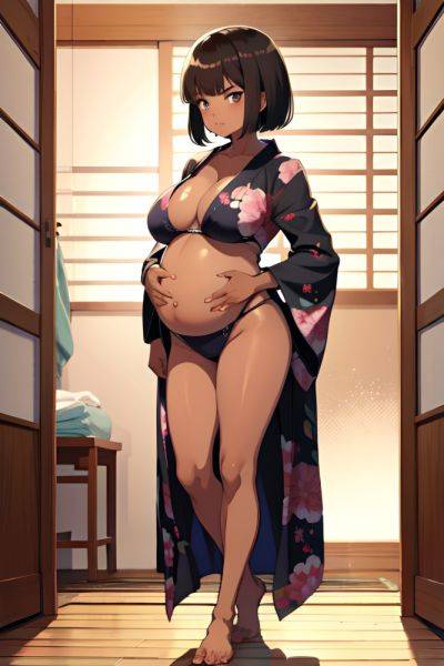 Anime Pregnant Small Tits 70s Age Angry Face Brunette Bangs Hair Style Dark Skin Illustration Changing Room Front View Bathing Kimono 3674810098972308611 - AI Hentai - aihentai.co on pornsimulated.com