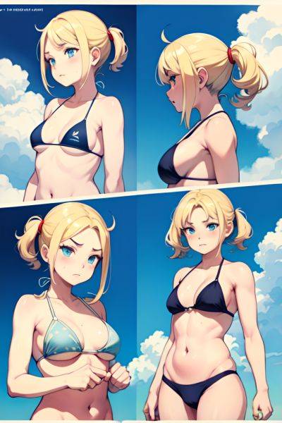 Anime Chubby Small Tits 18 Age Angry Face Blonde Slicked Hair Style Light Skin Watercolor Gym Side View Cumshot Bikini 3674968582779965102 - AI Hentai - aihentai.co on pornsimulated.com