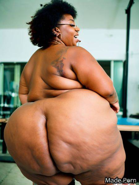 Ssbbw looking at viewer thighs big ass african american sunglasses fat AI porn - made.porn - Usa on pornsimulated.com