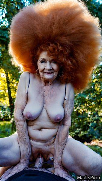 Caucasian made wild afro woman full shot harlequin multicolored hair AI porn - made.porn on pornsimulated.com