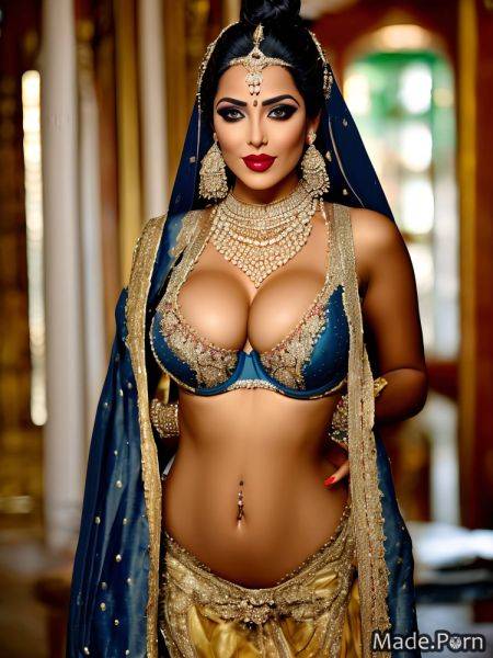 Busty night huge boobs sari wife looking at viewer medium shot AI porn - made.porn on pornsimulated.com