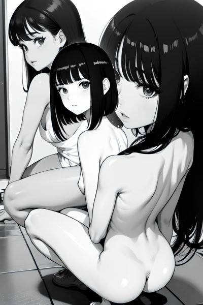 Anime Skinny Small Tits 60s Age Orgasm Face Black Hair Bangs Hair Style Light Skin Black And White Yacht Back View Squatting Teacher 3676163013647854099 - AI Hentai - aihentai.co on pornsimulated.com