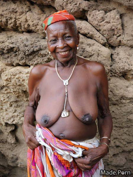 Tanned skin saggy tits jewelry nude looking at viewer african 90 AI porn - made.porn on pornsimulated.com
