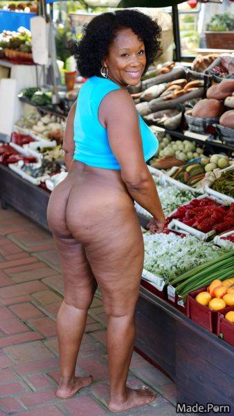 Tall 70 african american bottomless nude barefoot farmers market AI porn - made.porn - Usa on pornsimulated.com